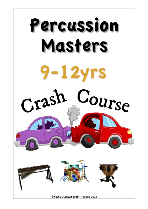 Percussion Masters 9-12yrs Crash Course