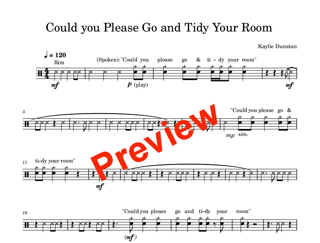 Could you Please go and Tidy your Room