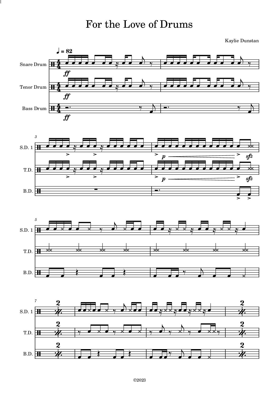 For the Love of Drums